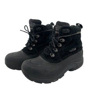 The North Face Kids Shoes Chilkat Lace II Boots Waterproof Insulated Black Sz 1